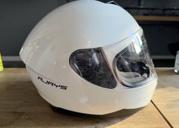 Kask motocyklowy RHINO Racer White YH-FF967 | S 55056 cm | Pinlock + blenda