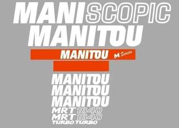 Naklejki oklejenie MANITOU MRT 1840 Zamiennik