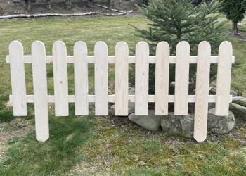 przęsło ogrodzeniowe drewniane