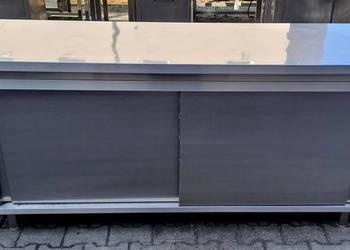 STÓŁ PRZELOTOWY ORAZ GRZEWCZY Z SZAFKĄ - GORT - 200/70/85 CM - M.1518.N