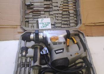 Młotowiertrka Młot udarowy SDS PLUS 1500W 8J +Wiertła Dłuta Titan TTB631SDS