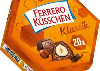 Dwa rodzaje czekolady i całe orzechy laskowe Ferrero 212 gramów x 5