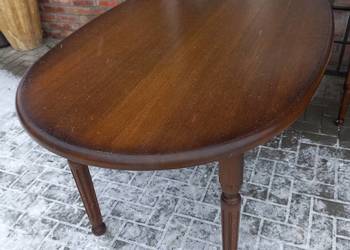 Stół dębowy owalny masywny holenderski (653)