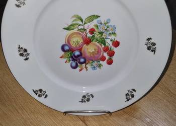 Talerz Patera Do Ciasta Owoce  Porcelana Limoges