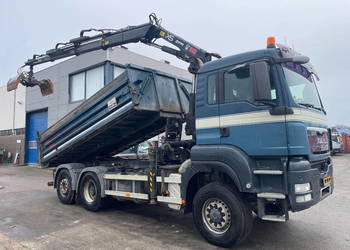 Wywrotka 6x4 z dzwigiem Man