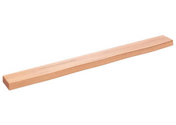 Półka jasnobrązowa 100x10x4cm lakierowane lite drewno dębowe WM-363675