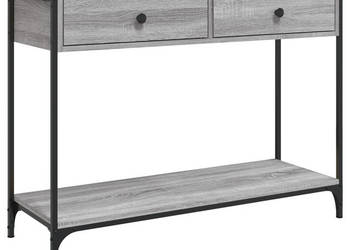 Stolik konsolowy szary dąb sonoma 100x345x75 cm WM-834173
