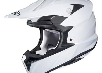 Offroadowy kask cross atv enduro HJC i50 Biały Połysk
