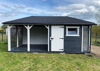 Altana ogrodowa z domkiem narzędziowym Afrodyta II 3m x 6m - PRODUCENT