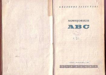 (6982) NOWOJORSKIE ABC – GRZEGORZ JASZUŃSKI