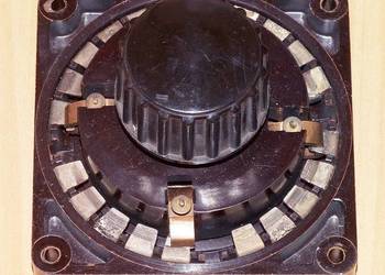 Przełącznik obrotowy 5 pozycyjny, 4 sekcyjny, 20 A bakelit RETRO PRL