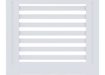vidaXL Osłona na kaloryfer, MDF, biała, 78 cm(SKU:325563)