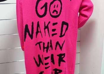 Kardigan z kapturem ,napisy rozmiar uniwersalny