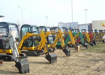 MASZYNY BUDOWLANE Minikoparka mini koparka JCB CAT GNIEZNO