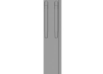 Słupek K20, tył prawy do burty 800 mm TIR, Kinnegrip