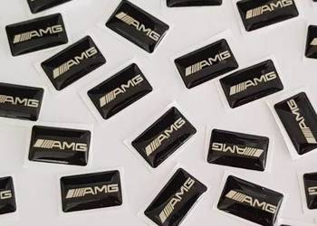 NOWY mały znaczek AMG klejany emblemat logo