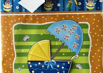 Kolorowa Torebka Prezentowa z Motywem Wózka Dziecięcego dla Młodych Mam -…