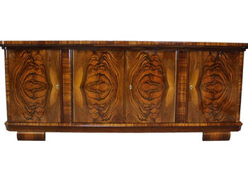 Perfekcyjny bufet Art - Deco z czarnym blatem / Design / po renowacji antyk