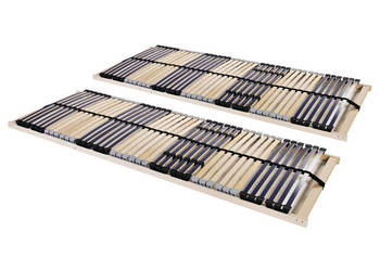 Stelaże do łóżek 2 szt. 42 listwy 7 stref 90 x 200 cm WM-3051435