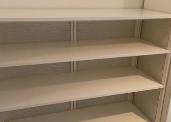 Regał Ikea Bekant 121 cm szerokość 134 cm wysokość 45 cm glębokość