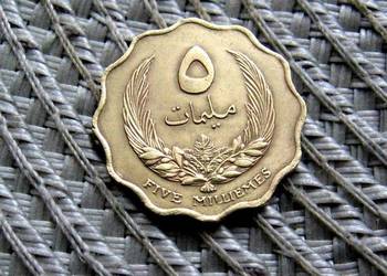 Libia 5 Milimów 1965r