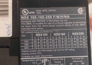 NSX 100-160-250 F/N/H/NA Compact Circuit Breaker
