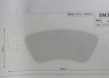 Klocki hamulcowe kpl. przód  TOYOTA AVENSIS 1.6-2.0D 09.97-02.03