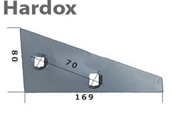 Płoza przednia HARDOX 27532005/S części do pługa RABEWERK
