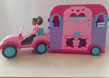 Sparkle Girlz samochód z przyczepą kempingową