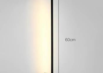 Liniowy kinkiet 60cm LED 4000K czarny