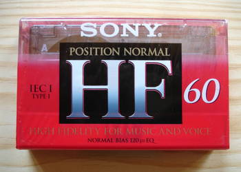 Kaseta magnetofonowa SONY HF 60 (nowa)