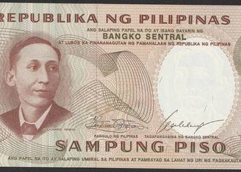 FILIPINY 10 PISO - MABINI - STAN BANKOWY UNC
