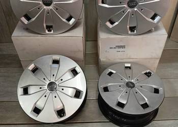 Felgi stalowe z kołpakami Audi 16" 5x112 Nowe