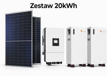 Zestaw budżetowy 20kWh LV (panele, inwerter 3 fazy, magazyn 32 kWh)