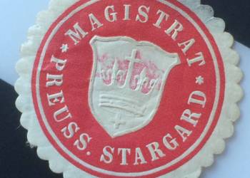 ( 991. ) Zalepka Niemiecka Stargard