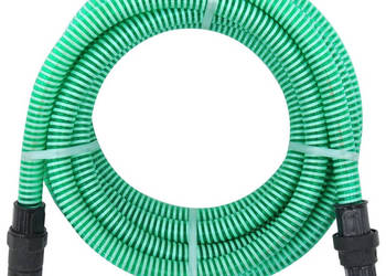 Wąż ssący z mosiężnymi złączami zielony 1" 4 m PVC WM-151070
