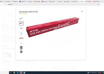 KYB343413 Amortyzator tył Ford/Volvo/Mazda