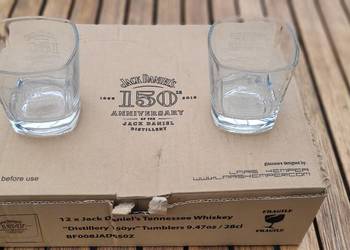 Zestaw kolekcjonerskich szklanek Jack Daniel's 150th Anniversary Distillery