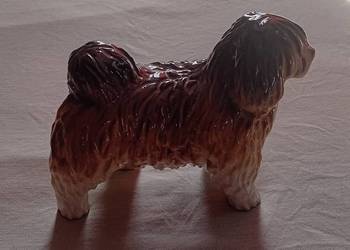 Figurka - Owczarek staroangielski Bobtail. Royal Dux - Czechosłowacja.