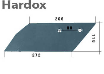 Dłuto 100hektarów HARDOX 41856/P części do pługa LANDSBERG