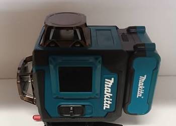 Laser krzyżowy 4D 360° – 16 linii, zielona wiązka (styl Makita)