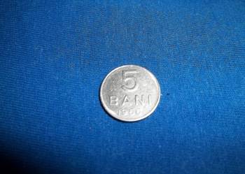 5 Bani rumuńskich z 1966r., monety, numizmatyka