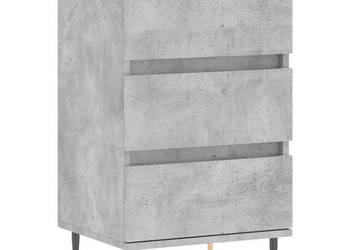 Komoda szarość betonu 40x35x70 cm materiał drewnopochodny WM-831088