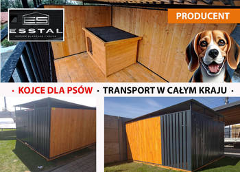 Kojec dla Psa 3x3 - ściany drewniane Impregnowane | KOJCE | - ESSTAL