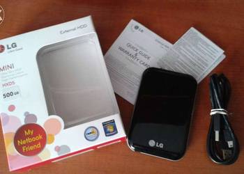 po dysku zewnętrznym LG 500 GB