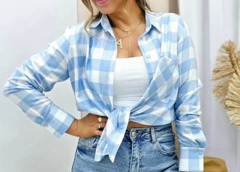 Koszula damska w kratę – Polska produkcja