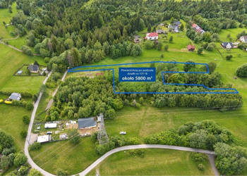 Działka ok. 5800 m² w Sól Kiczora – widokowa