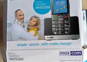 Telefon Maxcom MM720BB z ładowarką