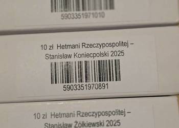 10 zł hetmani Rzeczoospolitej