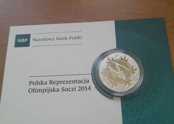 Moneta srebrna "Polska reprezentacja olimpijska Soczi 2014" 10 zł z 2014 r.
